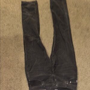 AG Adriano Goldschmied Black Cargo Pants